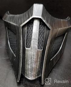 img 5 attached to Saibot Mortal Kombat 9 Resin Mask - Perfect Halloween Costume Accessory!