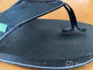 img 1 attached to Sanuk Kids Boy's Cozy Root Beer Sandal (Little Kid/Big Kid) review by John Munajj