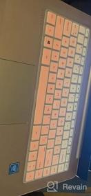 img 8 attached to Защитите и персонализируйте свой 14-дюймовый ноутбук HP Pavilion с помощью крышки клавиатуры цвета Ombre Pink, совместимой с сериями CF, DK, DQ, FQ