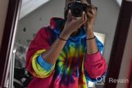 img 1 attached to Tie Dye Pullover Hoodie For Youth & Adults - Colortone Brand review by Juice Jali