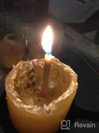 картинка 1 прикреплена к отзыву 6 Inch Unscented Beeswax Taper Candles - All Natural, 100% Pure, Dripless, Smokeless, Slow Burning, Non Toxic Honey Scent - Home Decor Dinner Cake Prayer Church Hanukkah Christmas от Erick Roby