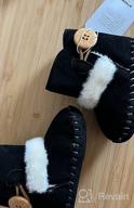 картинка 1 прикреплена к отзыву 👶 Cozy and Stylish Baby Snow Boots with Fleece Fur: Perfect Winter Shoes for 0-24 Months Old, Anti-Slip Rubber Sole and Button Design Ideal for Toddler Girls and Boys, Ideal First Walker and Crib Shoes for Newborns and Infants от Vincent Lott