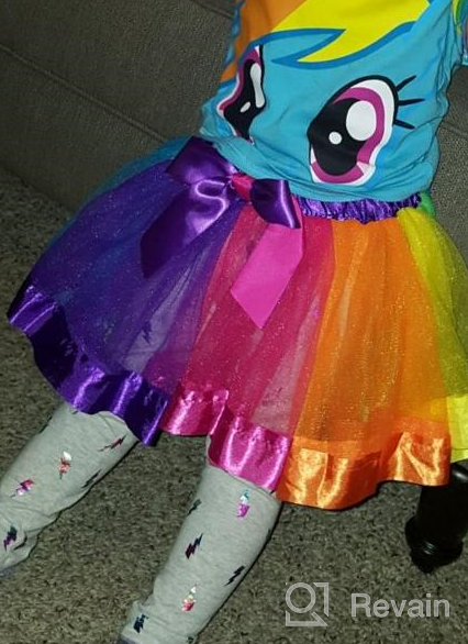 img 1 attached to Girls' Rainbow Dash, Twilight Sparkle, 🌈 Pinkie Pie Hooded Shirt - My Little Pony review by Alicia Jones