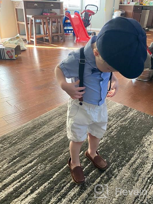 img 1 attached to JANGOUL Vintage Newsboy Toddler Pageboy Boys' Caps and Hats – Classic Accessories for Stylish Little Gents review by Evan Martinez