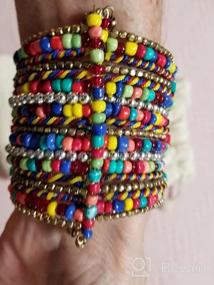 img 5 attached to Bohemian-inspired Tribal Chic Statement Bracelets for Girls - Enhance Your Fashion Jewelry Collection!