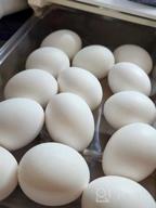 картинка 1 прикреплена к отзыву Держатель для яиц для холодильника - MDHAND Контейнеры-органайзеры для холодильников, контейнер для яиц без бисфенола А для холодильника, двухслойный держатель для яиц, органайзер для ящиков холодильника и место для хранения от Robert Ewing