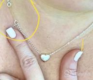 img 1 attached to Initial Heart Necklaces for Women by ELEGANZIA – Elevate your Style with Elegance review by Lacueva Tranquillity