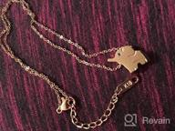 img 1 attached to Lucky Elephant Pendant Necklace: Lazycat 18k Plated Stainless Steel Jewelry review by Jason Martinez