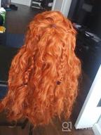 img 1 attached to Angelaicos Women'S Fluffy Wavy Halloween Merida Wig - Perfect For Party Costumes! review by Leroy Jacobs