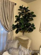 img 1 attached to Transform Your Home With VIAGDO'S Stunning 6Ft Tall Artificial Fiddle Leaf Fig Tree - Perfect For Any Living Space! review by Dawson Schmidt