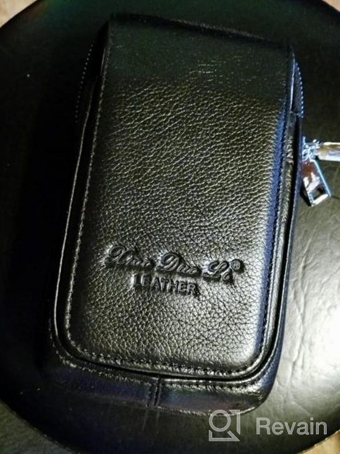 img 1 attached to Versatile Leather Holster Mobile Wallet Pocket – Essential Men's Accessory review by John Hill