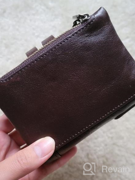 img 1 attached to Bifold Security Genuine Leather Organizer review by Tim Ross