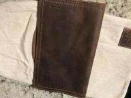 img 1 attached to Leather Journal Cover Fits Moleskine Large Hardcover Notebook 5"X8.25", Handmade Vintage Brown Leather Cover For Hardcover Notebooks review by Sam Hansen