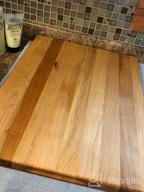 img 1 attached to 🍒 Premium John Boos Block CHY-R01 Cherry Wood Cutting Board - Reversible Edge Grain, 18" x 12" x 1.5 review by Ken Barnett