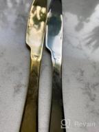 картинка 1 прикреплена к отзыву 20-Piece Gold Silverware Set - Aisoso Stainless Steel Cutlery Utensils For 4 People от Steve Arnold