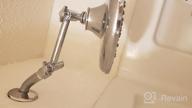 img 1 attached to Upgrade Your Shower Experience With TRUSTMI'S Adjustable Height 4 Inch Brass Shower Head Combo In Brushed Nickel review by Tom Herman