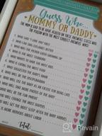 img 1 attached to 242-Piece Baby Shower & Gender Reveal Games Set For 40 Guests - 7 Hilarious Mason Jar Look Games, Neutral For Both Boys And Girls review by Lamont Wilson
