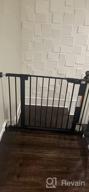img 1 attached to Cumbor Auto-Close Extra Wide Safety Baby Gate For Stairs And Doorways, Hardware Or Pressure Mounted, Suitable For Dogs, Easy Walk-Through Pet Gate For Home - Winner Of Mom'S Choice Awards review by Chad Young