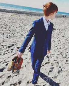img 6 attached to Get Your Young Gentlemen Looking Dapper With YuanLu'S 5-Piece Slim Fit Formal Suit Set For Boys