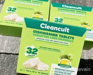 img 1 attached to 96 Lemongrass Dishwasher Pods By Cleancult - 100% Dissolvable Tablets - Coconut Surfactants - Wrapped In Dissolvable Film - Spotlessly Clean Dishes review by Don Merritt
