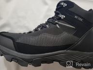 img 1 attached to Men'S Waterproof Lightweight Hiking Boots | SILENTCARE Non Slip Mid-Rise Outdoor Work Trekking Mountaineering Ankle Winter Shoes review by Matthew Guiney