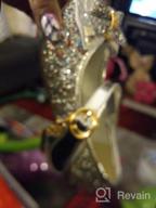 img 1 attached to Adorable Sparkle Wedding Princess Shoes（Gold） Girls' Clothing and Dresses review by Mariana Vasquez