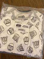 img 1 attached to Pack Of 5 Long-Sleeve Bodysuits For Baby Boys Featuring Disney, Marvel, And Star Wars Characters - Amazon Essentials review by Gordo Prince