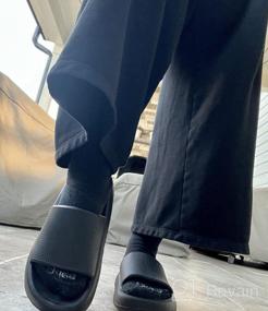 img 6 attached to BRONAX Cloud Slippers: очень удобные сандалии с подушками и толстой подошвой для женщин и мужчин!
