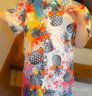 img 1 attached to Vibrant Hawaiian Flamingos: Button Sleeve Tropical Boys' Tops, Tees & Shirts review by Samuel Hansen