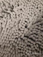 img 1 attached to Indulge In Luxury: OLANLY Chenille Bathroom Rug Mat, Extra Soft And Absorbent For Ultimate Comfort And Safety review by Kevin Gray