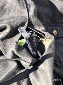 img 6 attached to Хлопковая замшевая куртка-рубашка с функцией скрытого ношения для Venado