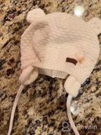 img 1 attached to Kids Baby Hat Soft Cable Knit Beanie - Duoyeree Toddler Girl Fall Winter Hats review by Tracy Meyer