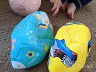 img 1 attached to Unleash Your Child'S Love For Soccer With PP PICADOR Kids Soccer Ball - Dinosaur Themed Size 3 Ball With Bonus Pump review by Isaac Islam