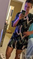 img 1 attached to BELONGSCI Women'S Dress Sweet & Cute V-Neck Bell Sleeve Shift Dress Mini Dress review by Rick Malloy