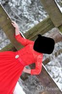 картинка 1 прикреплена к отзыву «Принцесса Бордовая детская одежда: платье с вышивкой для подружки невесты на первом причастии» от Melody Stephens
