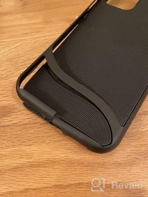 img 7 attached to Тонкий защитный силиконовый противоударный чехол для IPhone Pro 11 Max (2019) — Blackest Black | Серия Snugg Pulse