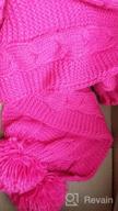 img 1 attached to Fuchsia Sherpa Knitted Girls' Accessories: Stay Cozy and Stylish with NIce Caps! review by Tamiko Gutierrez