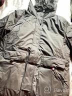 img 1 attached to Men'S Winter Puffer Jacket With Quilted Padding And Hood By Bellivera Parka review by Kendrick Barron