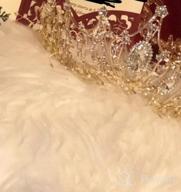 img 1 attached to Shine On Your Wedding Day With Nicute'S Glamorous Bridal Crowns And Tiaras review by Wendy Johnson