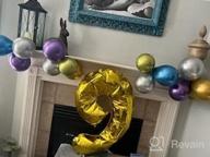 img 1 attached to 40 Inch Foil Gold Number 1 Balloon - JOYYPOP Perfect For Birthdays, Anniversaries & New Year Parties! review by Marcus Hardin