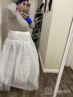 img 1 attached to Women'S Wedding Petticoat Crinoline Underskirt Slips For Bridal Gowns review by Herthoel Yanda