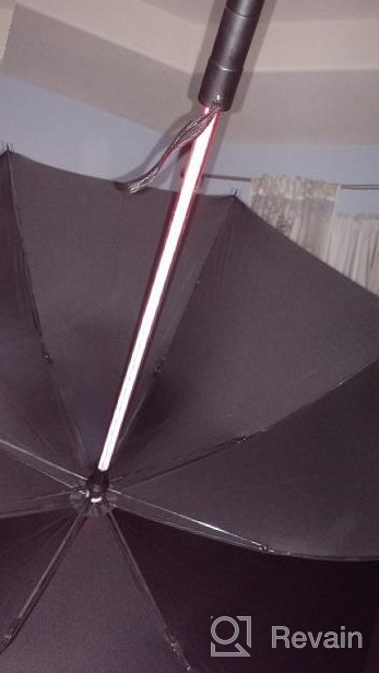 img 1 attached to Stay Dry In Style: Bestkee Lightsaber Umbrella With LED Laser Sword And Torch For Ultimate Rain Protection In 7 Color Changing Shaft review by John Douglas
