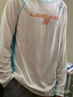 img 1 attached to Orange LAGUNA Crewneck Sleeve Rashguard for Boys review by Joshua Wheeler