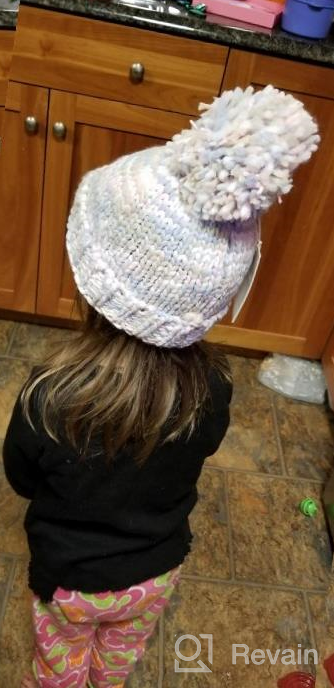 img 1 attached to 🧢 Warm and Stylish: accsa Kids Winter Beanie Hat with Knitted Pom - Perfect Skull Cap Hat for Girls review by Bryan Aleman