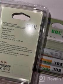img 5 attached to 28 Pack Of EBL High Capacity Precharged Ni-MH AA Rechargeable Batteries With 2800MAh Capacity