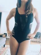 img 1 attached to Ultimate Beach Babe: bslingerie® Women's Cut Out Monokini One Piece Swimsuit review by Rudy Barron
