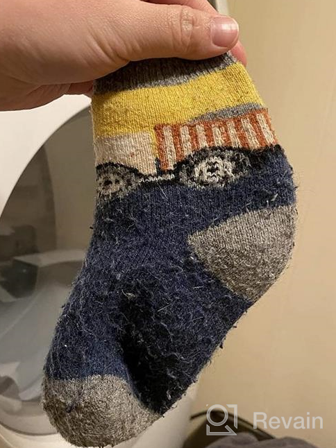 img 1 attached to 🧦 Cozy and Durable: Boys Wool Socks – 6 Pairs of Winter Warmth for Kids review by Sonny Nevers