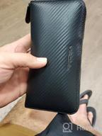 картинка 1 прикреплена к отзыву Classic Leather Passport & Checkbook Holder: Timeless Men's Accessories with RFID Blocking от Sean Young