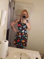 img 1 attached to Printed Sleeveless Sundress For Women: Casual A-Line Midi Dress With Flattering Scoop Neck review by Aaron Martin