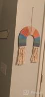 img 1 attached to Colorful And Chic: Rainbow Wall Decor To Brighten Up Your Home, Nursery Or Kid'S Room With Soft Macrame And Boho Style Tassel Detailing review by Sam Pullen